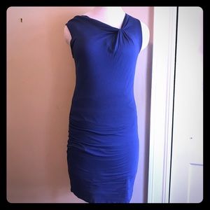 Blue United Colors of Benetton dress w/ Ruching